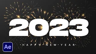 3 New Years Motion Graphics for 2023 in After Effects