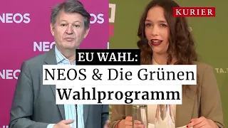 EU-Wahl: Die Grünen & NEOS Wahlprogramm
