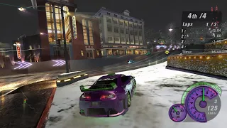 NFS Underground 2 Winter Edition | Part 28 | Toyota Supra | Hard Difficulty |  Manual Transmission