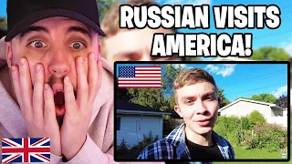 Brit Reacts to Russian's First Impressions of America