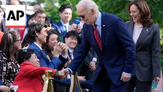 Biden hosts Asian Americans and Pacific Islanders, hits Trump on immigration