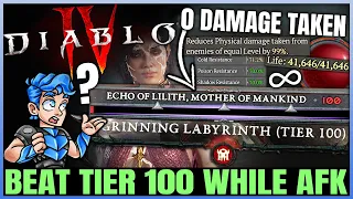 Diablo 4 - Do THIS Now - NEVER Die in T100 - 99% Damage Reduction - Resistance Armor & Health Guide!