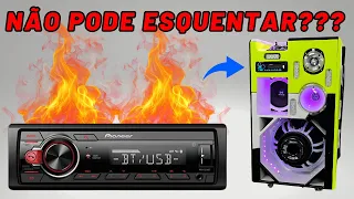 Cuidado Pioneer esquenta muito nas parte metálicas, é comum? #somautomotivo