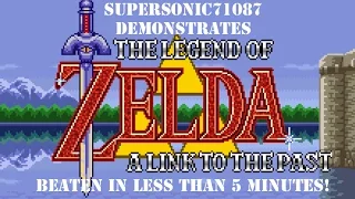 A Link to the Past beaten in less than 5 minutes!