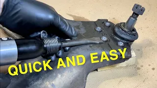 Removing ball joints with rivets in 6 minutes!