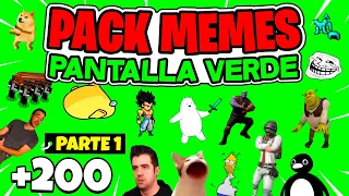 🤣 PACK de MEMES en PANTALLA VERDE 2024 🔥 | Efectos CHROMA KEY para EDITAR VIDEOS 🟢