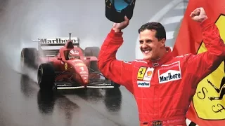 Первая победа Шумахера в составе "Феррари"! Испания - 1996