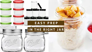 Best Jars for Overnight Oats | Leak-Proof Options for an Easy Breakfast