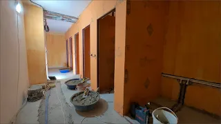 Alçıpan kaplı banyo ve tuvaletlere seramik döşeme işçiliği