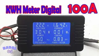 6 in 1 KWH Meter Digital 100A - Watt Meter - Power meter - VA KVA meter