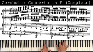 Gershwin Concerto in F, complete performance and analysis