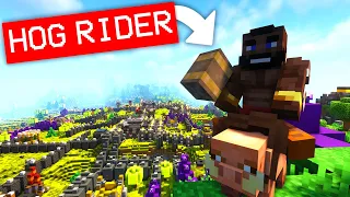 J'ai transformé Minecraft avec un mod Clash of Clans..