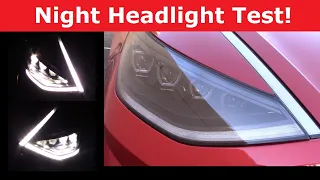 2021 Hyundai Sonata Headlight Test