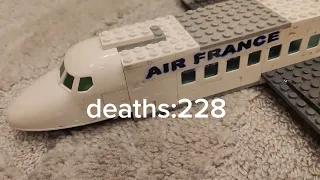 Real life plane crashes recreated in LEGO part 1 @supsnail