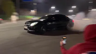 Mercedes e63amg 4matic drift? Burnout