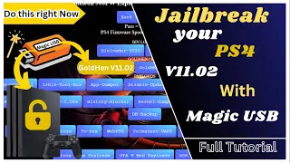 How to jailbreak ps4 11.02 with magic usb