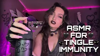 FAST & AGGRESSIVE ASMR FOR TINGLE IMMUNITY!!!🖤 ( Fabric Scratching, Leather Sounds, Mouth Sounds +)