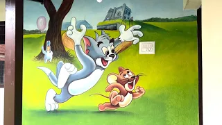 Tom & Jerry acrylic wall Painting || @Prasanna_artist || #art #tomandjerry #cartoon #painting