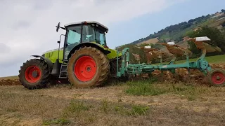 CLAAS ARES 697 ATZ  aratro Nardi trivomere