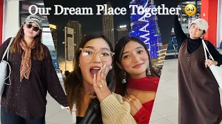 LEAVING NEPAL TOGETHER 🥹✈️  NEPAL TO DUBAI 🤍| Burj Khalif 😍| Supriya Gurung| @ItsmeMuskan