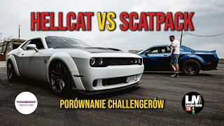 Porównujemy Dodge’a Challenger Hellcat i 6.4 Scat Pack! | @leszkomototv