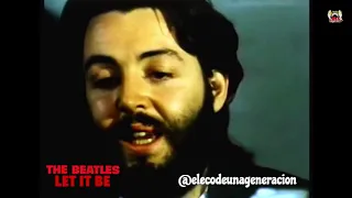 Let it be  con Los Beatles  Vídeo oficial 1969