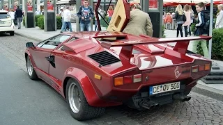 Lamborghini Countach 5000 Quattrovalvole - Startup & acceleration!