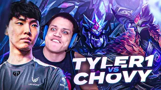 TYLER1 picks SION MID vs CHOVY and this happened...