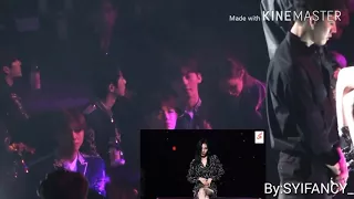 180214 WANNA ONE REACTION TO SUNMI - GASHINA @7th GAON CHART KPOP AWARD