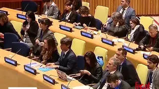 Премьер-министр Грузии Георги Квирикашвили на 72-й Генеральной ассамблее ООН в Нью-Йорке