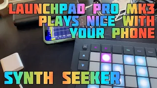 Use your phone / iPad with the Novation Launchpad Pro Mk3