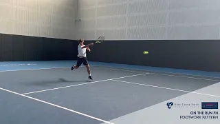 Forehand Footwork Variability in Attacking Situation at High Level | TENNIS FOOTWORK PATTERNS