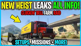 *NEW LEAKS* All Setups, Options, Missions For The CLUCKIN BELL RAID HEIST! Coming Soon! Gta 5 Online