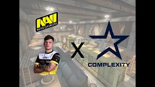 POV - s1mple (TRAIN) - Natus Vincere x Complexity - BLAST Premier Spring Series 2020