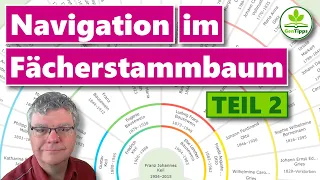 Navigieren im Fächerstammbaum von FamilySearch - TEIL 2