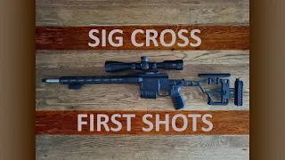 Sig Sauer Cross Bolt Action Rifle 6.5 Creedmoor Accuracy Test with Factory Ammunition