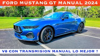 Ford Mustang GT Manual 5.0L V8 2024  - Reseña y Prueba de Manejo POV - Asi es como Comprar tu GT?