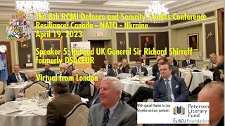 2023 RCMI Defence/Security Conference, Speaker 5 - UK General Sir Richard Shirreff