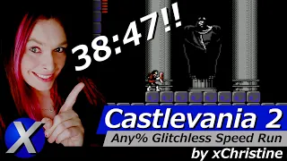 Castlevania 2 (Any% Glitchless) Speed Run in 38:47 by xChristine