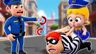 Police Girl Song - Little Police Chases Thief | Kids Songs & More Nursery Rhymes | Songs for KIDS