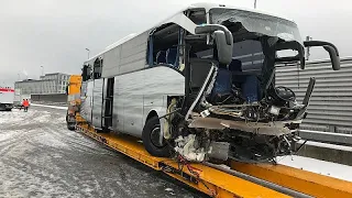 Zurich : un accident de bus fait 1 mort et 44 blessés