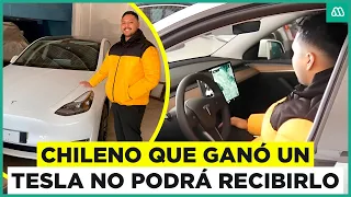 Chileno que ganó un Tesla sorteado por MrBeast opta por no recibirlo: Le darán 30 millones de pesos