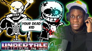 Getting JUMPED BY THE SKELEBROS | Undertale Help From The Void Phase 1-2 Reaction