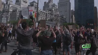 George Floyd Protest In Philadelphia Draws Thousands As City Under Curfew For 8th Straight Night