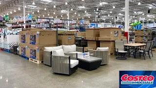 COSTCO (3 DIFFERENT STORES) SHOP WITH ME FURNITURE DINNERWARE GAZEBOS SHOPPING STORE WALK THROUGH