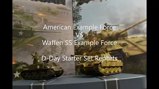 Flames of War Battle Report: American Example Force VS Waffen SS Battle Report