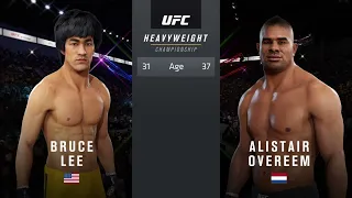 EA SPORTS UFC® 3 Bruce Lee Vs Alistair Overeem Amazing Fight