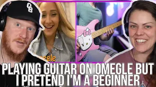 COUPLE React to The Dooo "Playing Guitar on Omegle but I Pretend I'm a Beginner" | OFFICE BLOKE DAVE