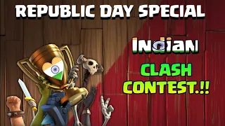 🇮🇳 Republic Day Contest For Indian COC players - Clash of clans 2019 |#COCindia