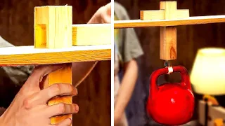 How to make a strong wood joint without nails || Woodworking tips for everyone